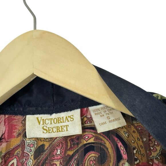 Vintage Victoria's Secret Gold Label Small Top Sheer Sleep Pajama Womens READ - Picture 3 of 16